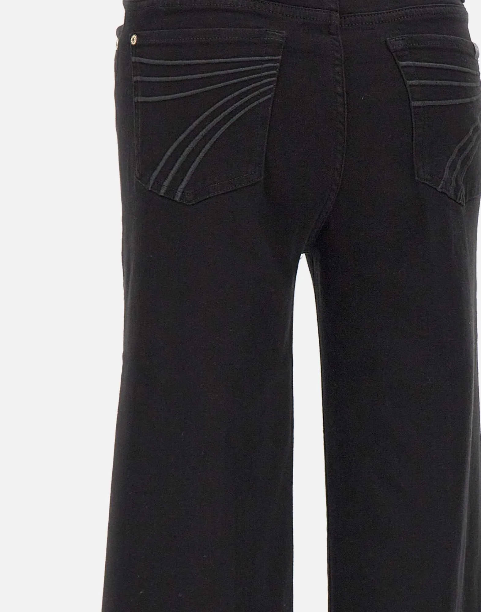 Modern Dojo Flared Black Jeans