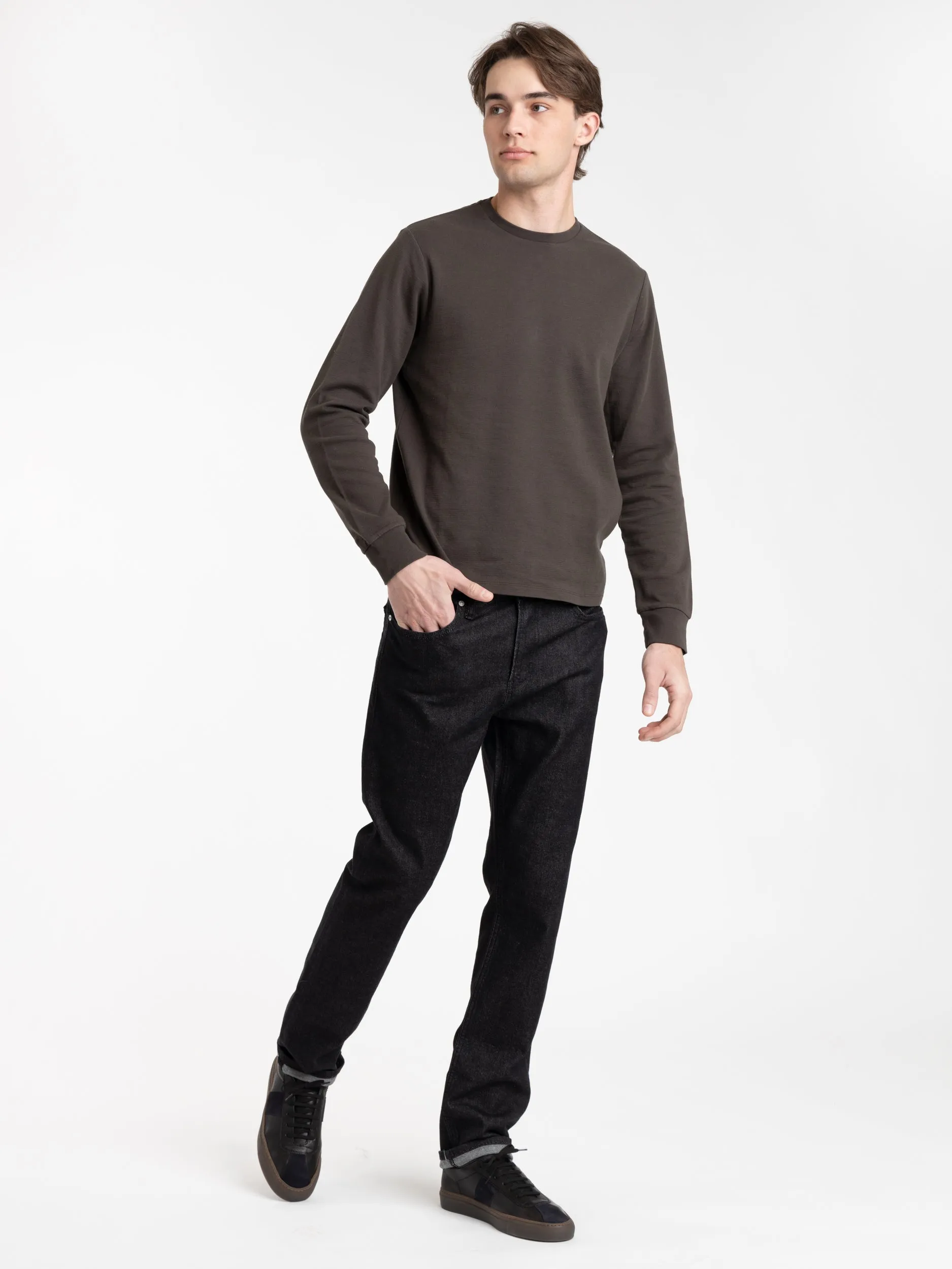 Modern Straight Jeans in Black Rinse