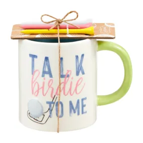 Mud Pie Talk Birdie Mug & Golf Tee Set