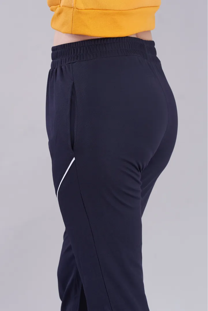 Navy Blue Emerge Track Trouser - Women