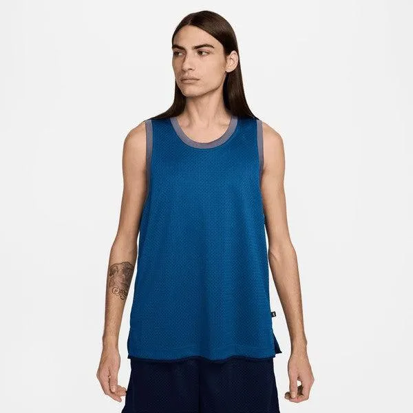 Nike SB Reversible Basketball Skate Jersey Midnight Navy - Court Blue