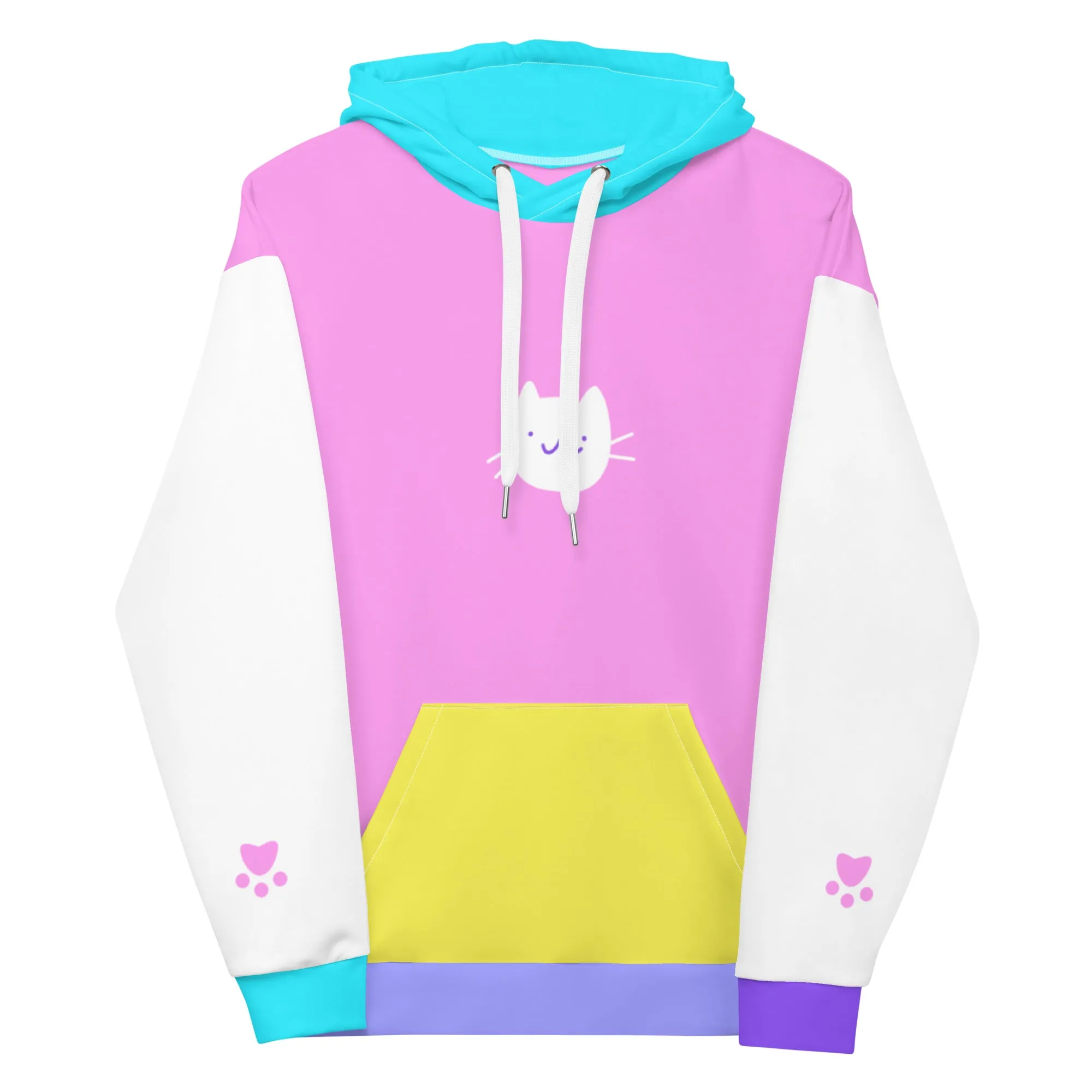 Noodlecat Nostalgic Neon Hoodie 2XS- 6XL