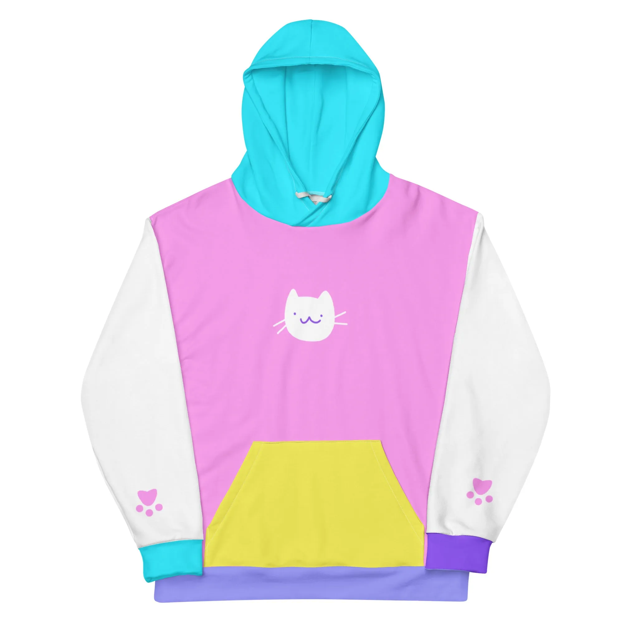 Noodlecat Nostalgic Neon Hoodie 2XS- 6XL