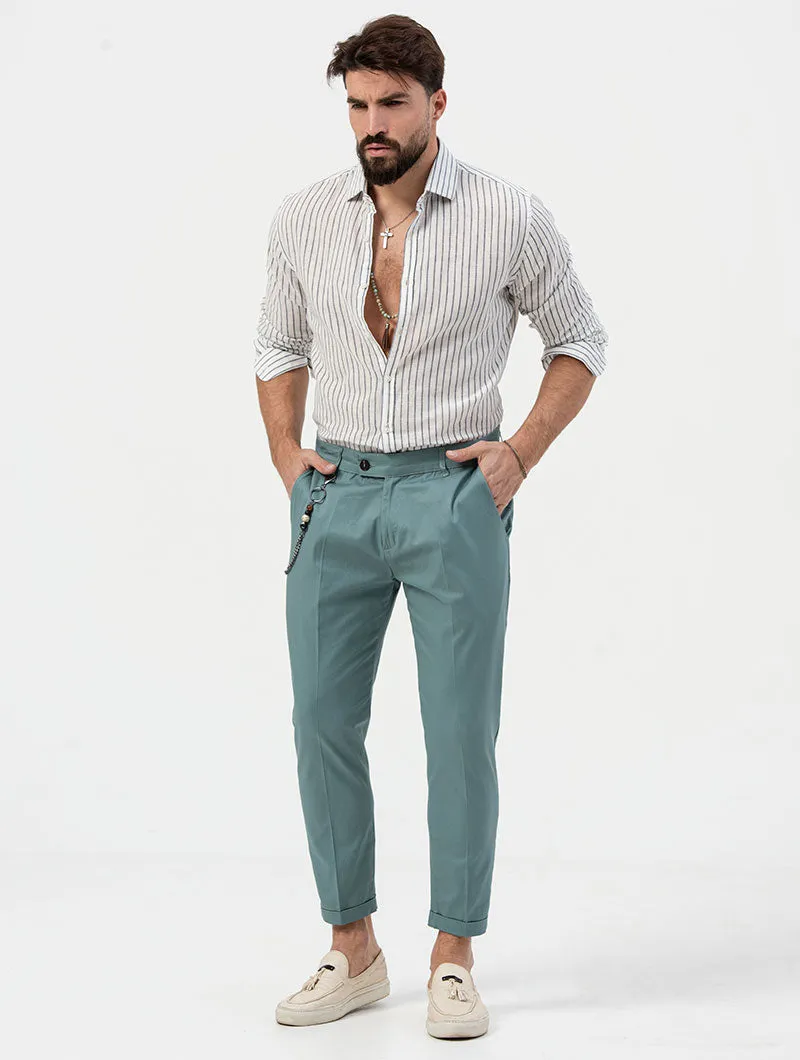 OLIVER FORMAL PANTS IN GREEN