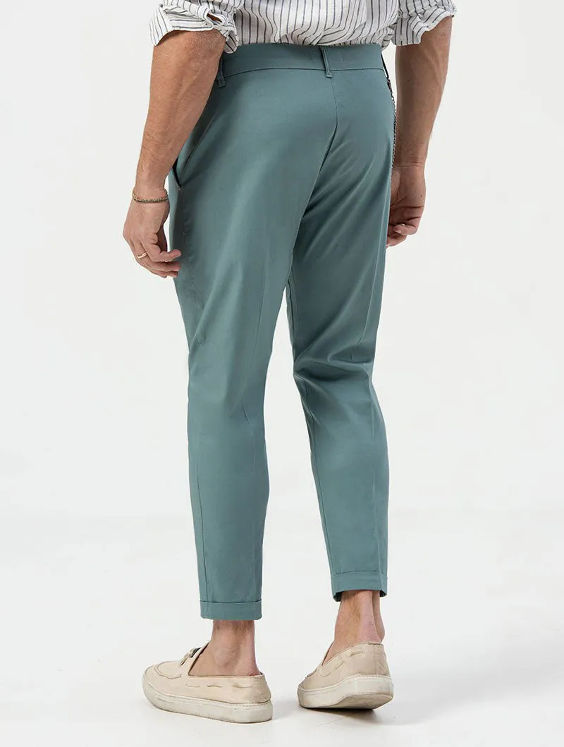 OLIVER FORMAL PANTS IN GREEN