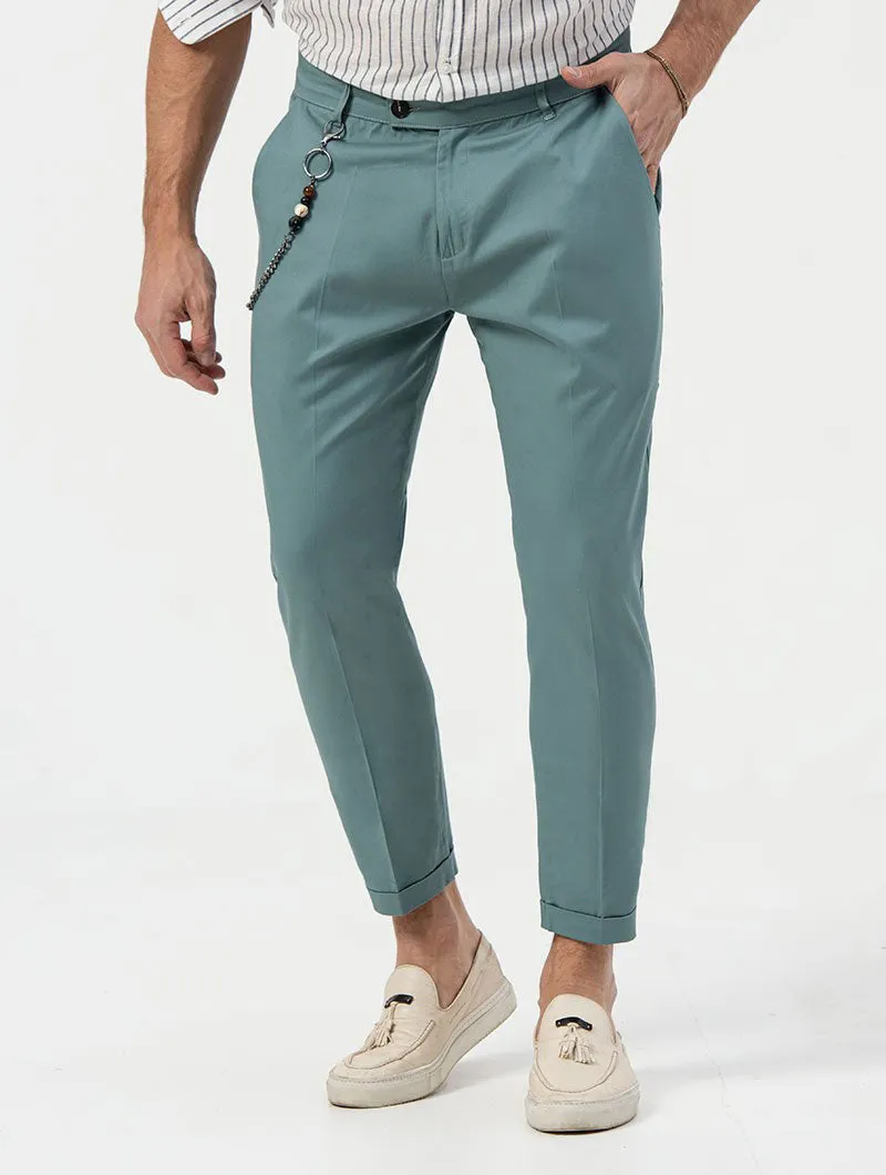 OLIVER FORMAL PANTS IN GREEN