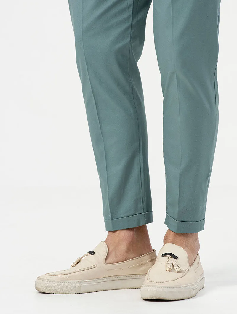 OLIVER FORMAL PANTS IN GREEN