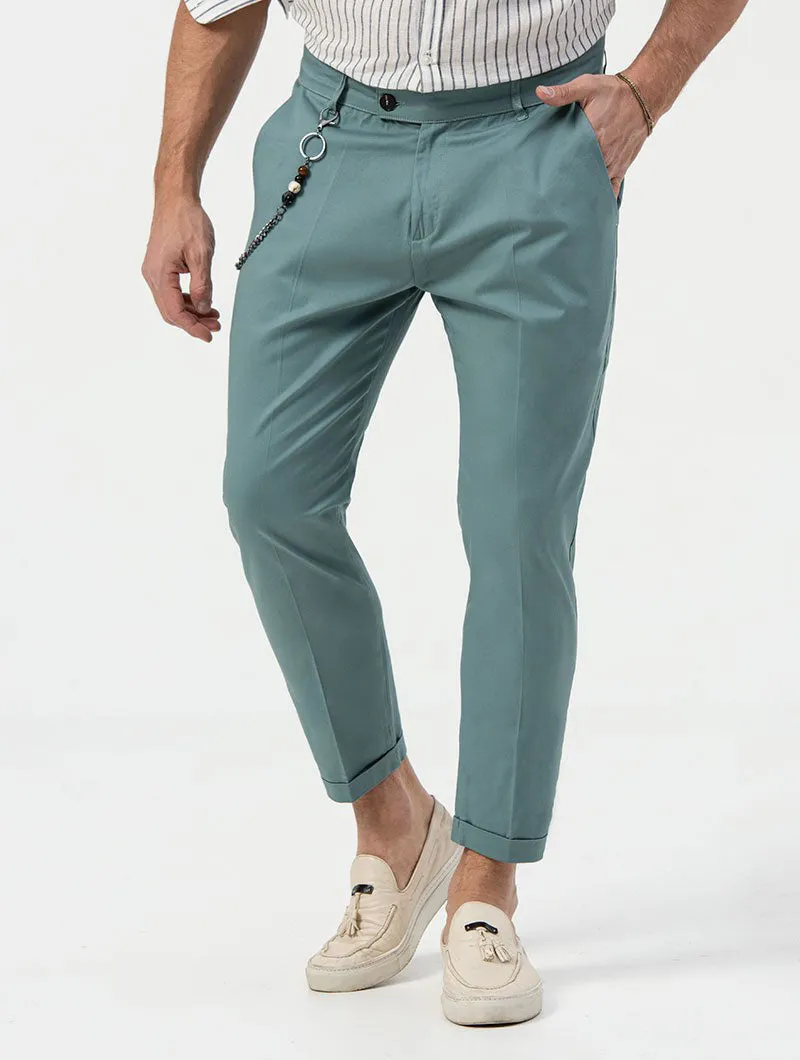 OLIVER FORMAL PANTS IN GREEN