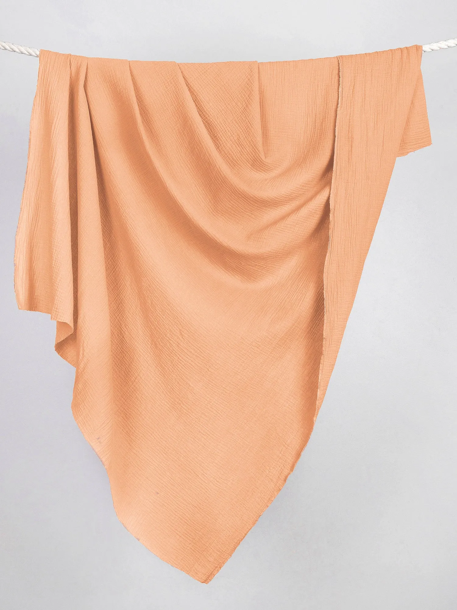 Organic Cotton Double Gauze - Apricot