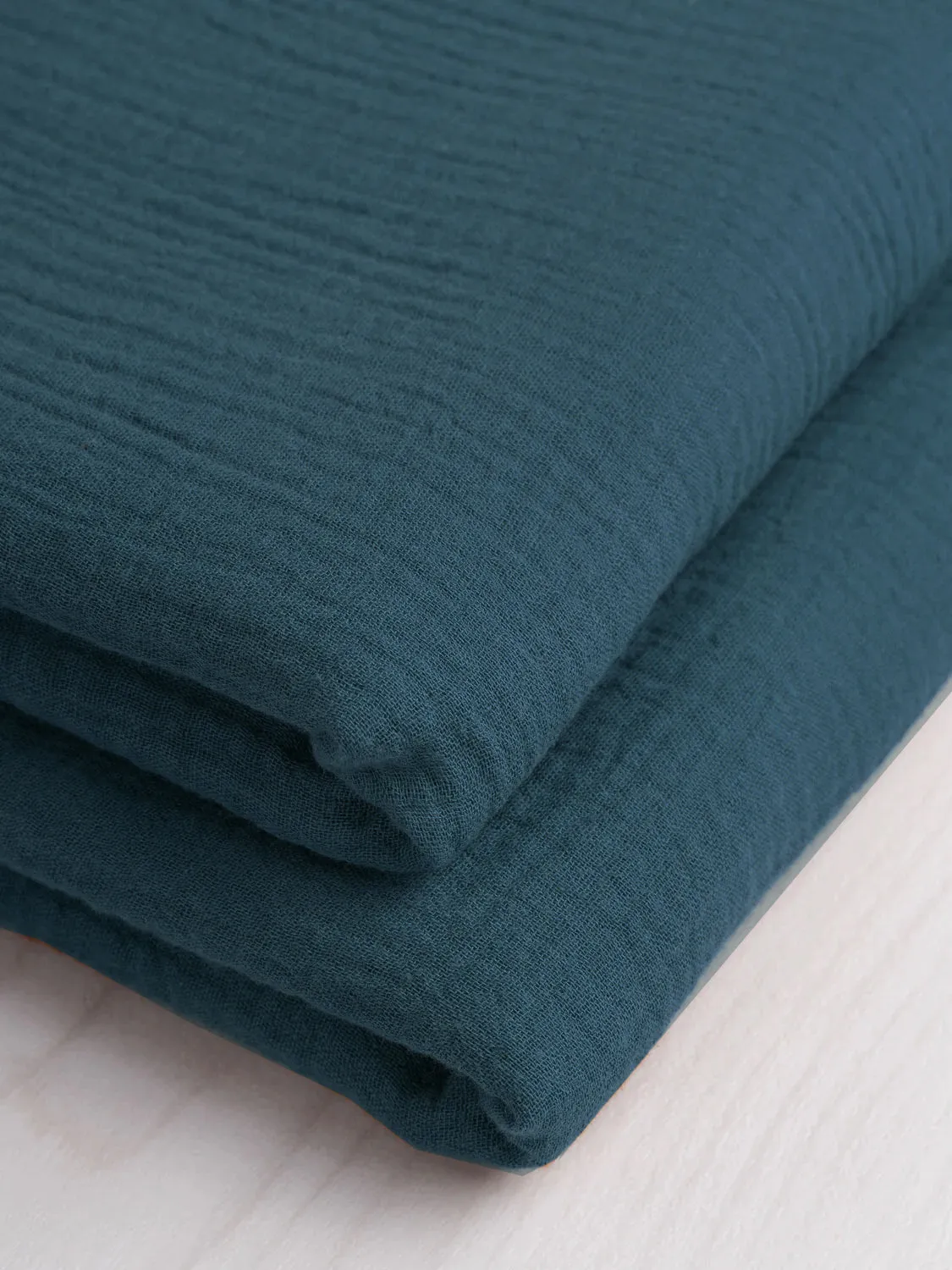 Organic Cotton Double Gauze - Teal