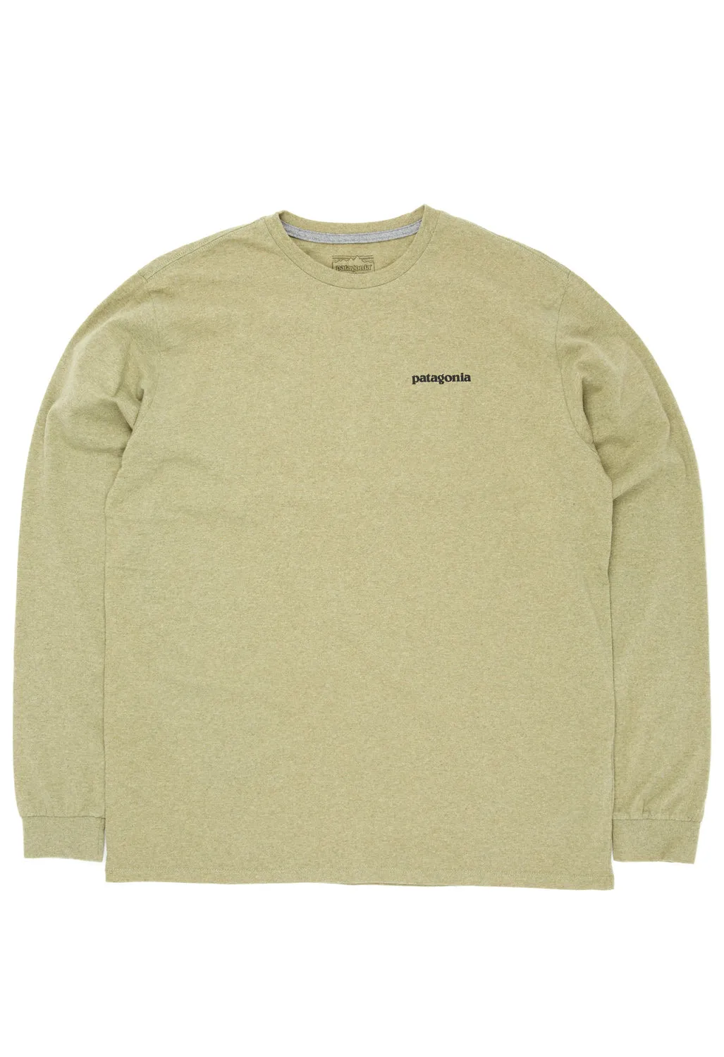 Patagonia Men's P-6 Logo Long Sleeve Responsibili-Tee - Buckhorn Green