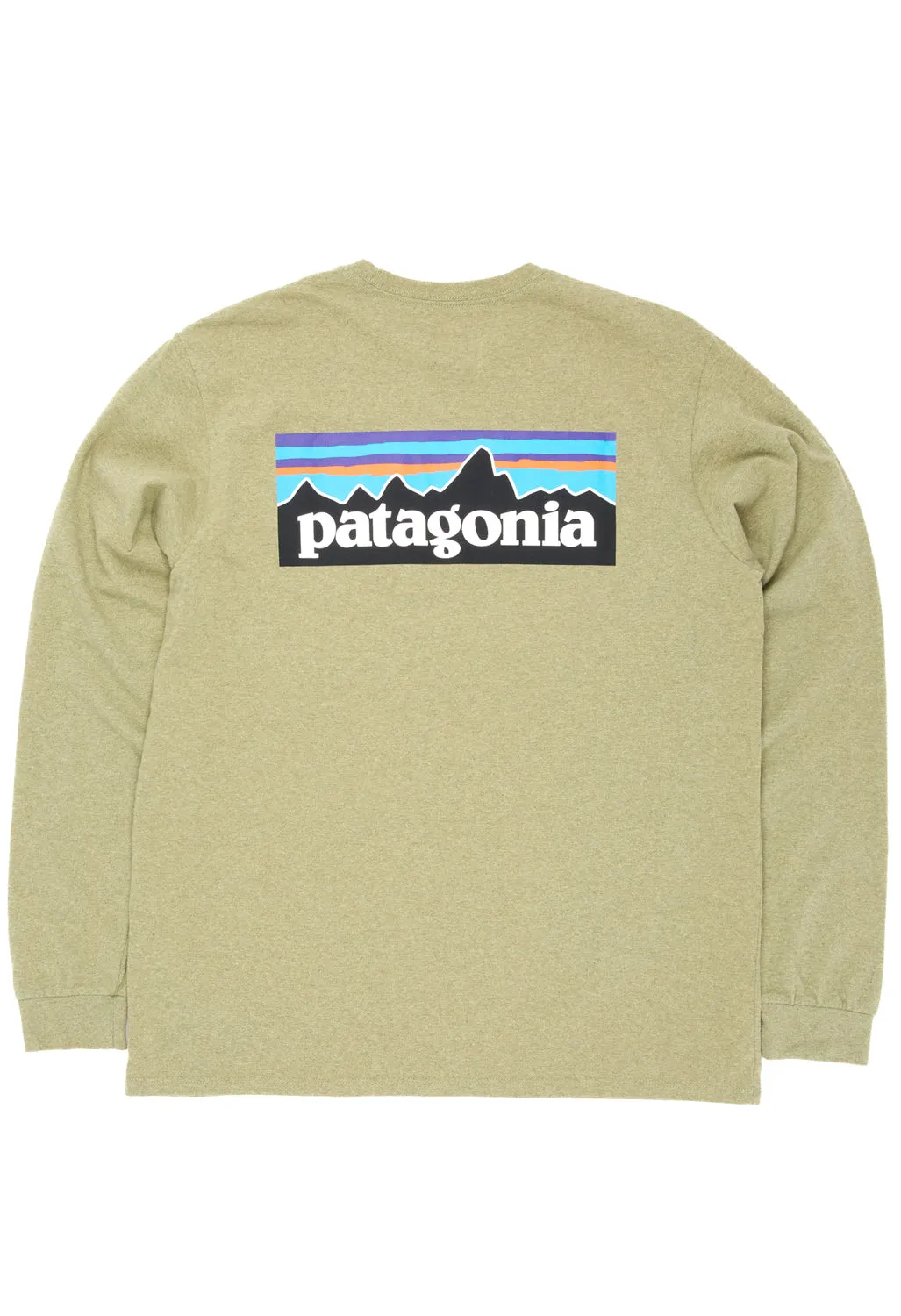 Patagonia Men's P-6 Logo Long Sleeve Responsibili-Tee - Buckhorn Green