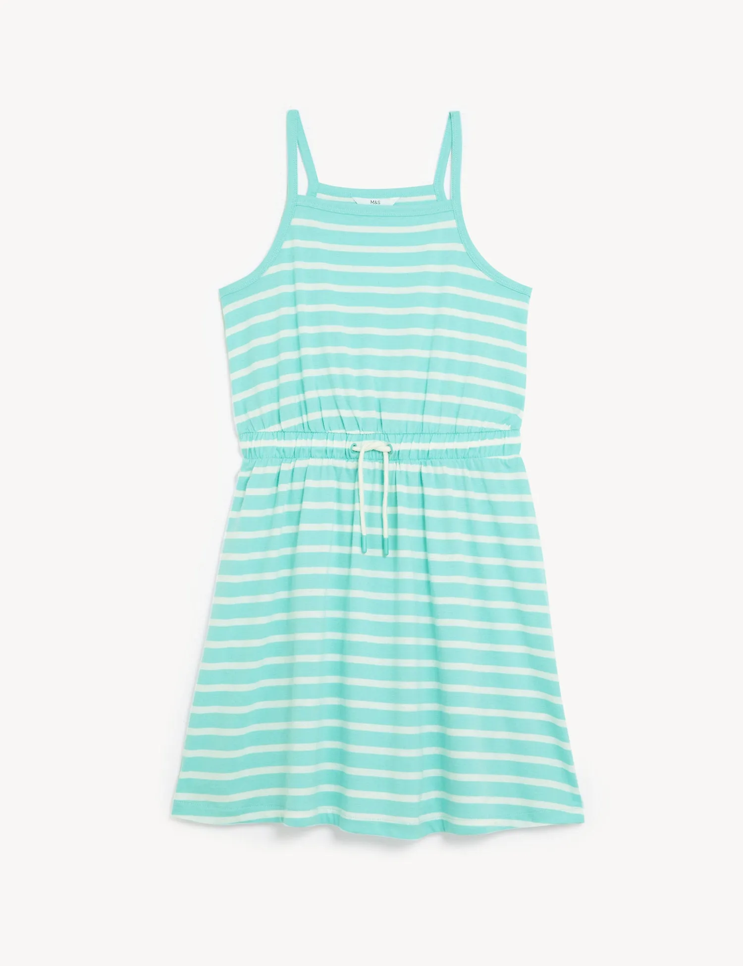 Pure Cotton Striped Dress