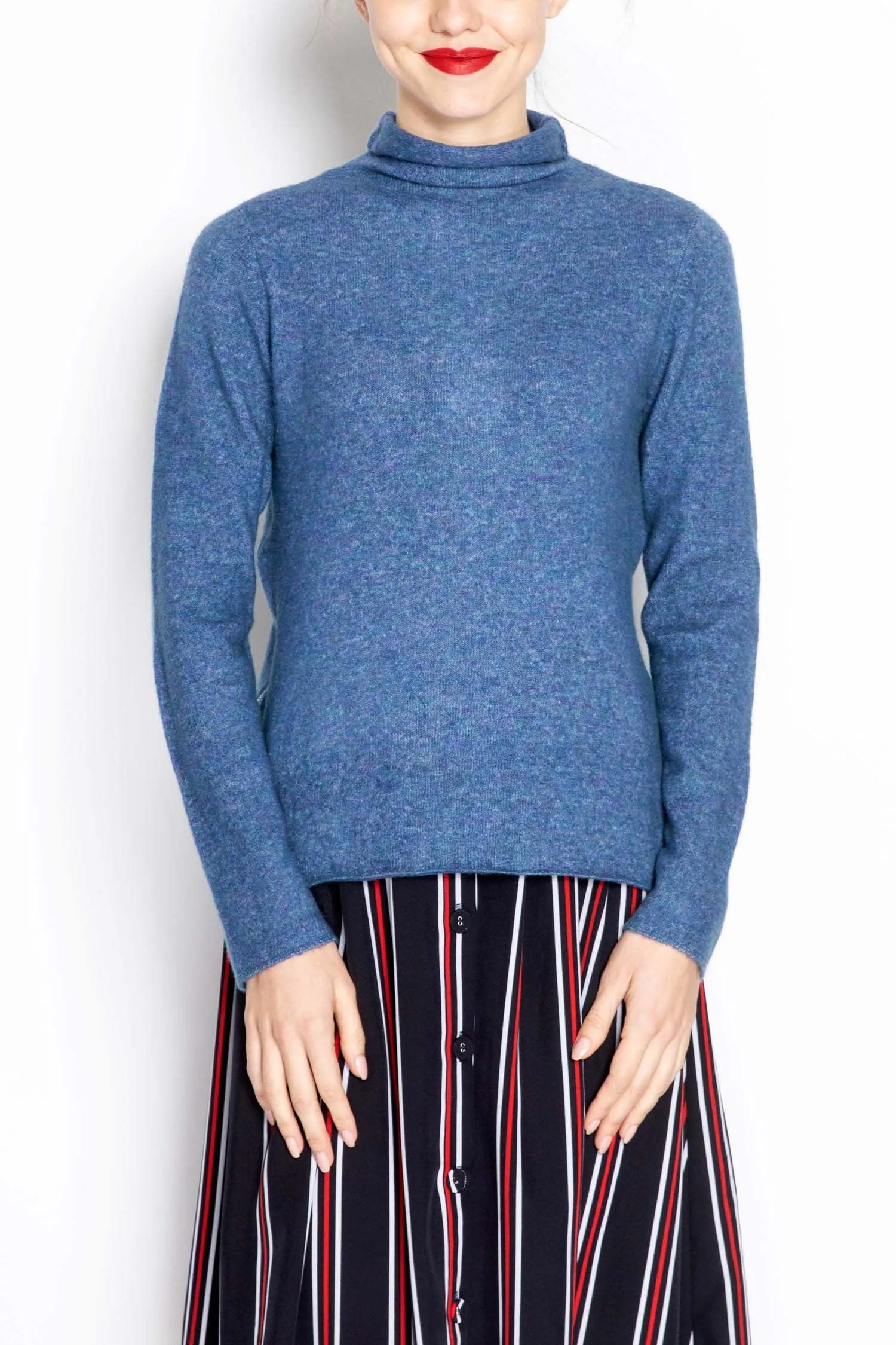 Roll Neck Cashmere Sweater