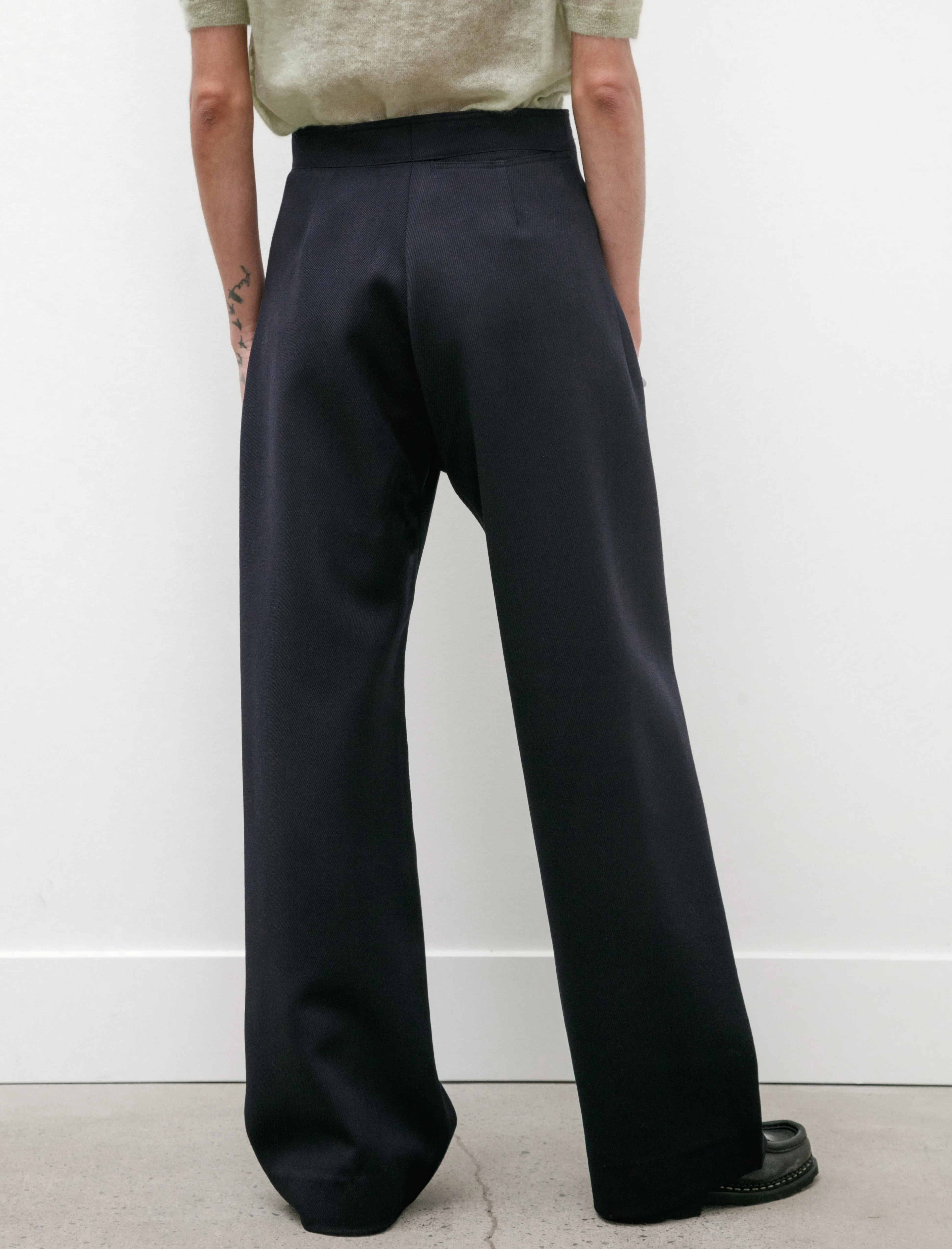 Sailor Trouser Wool Midnight