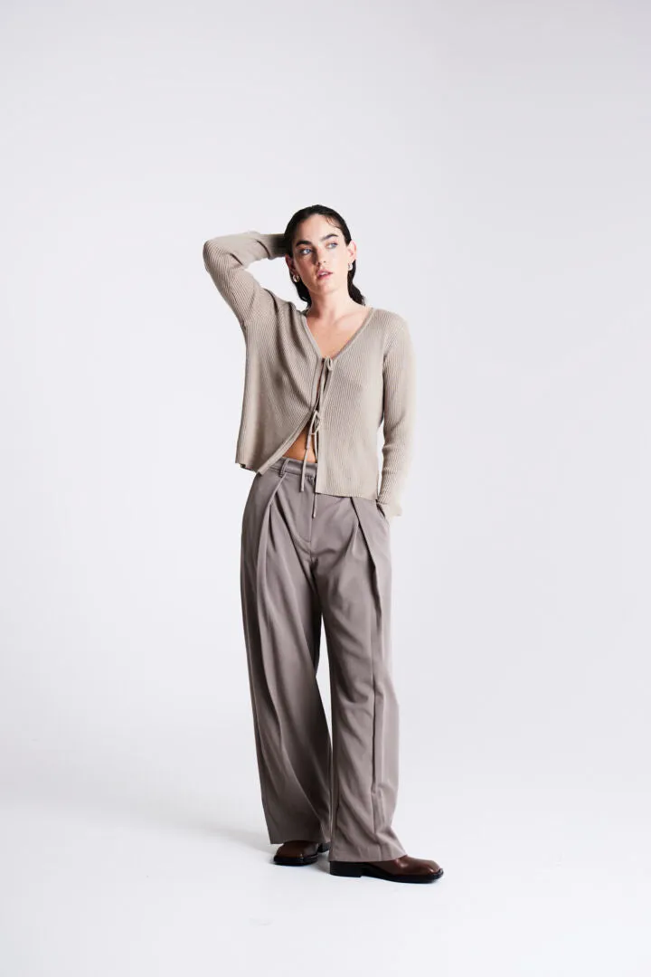 Saria Pleated Trousers (Fungi)