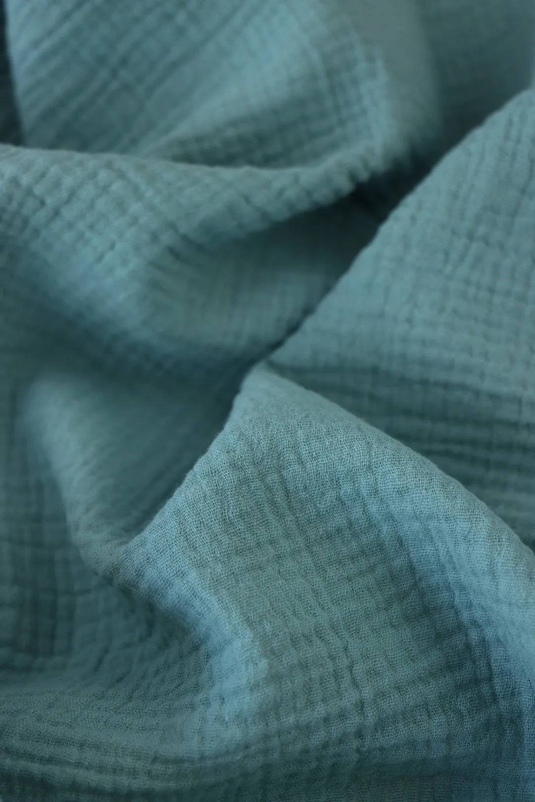 Seafoam Cotton Double Gauze