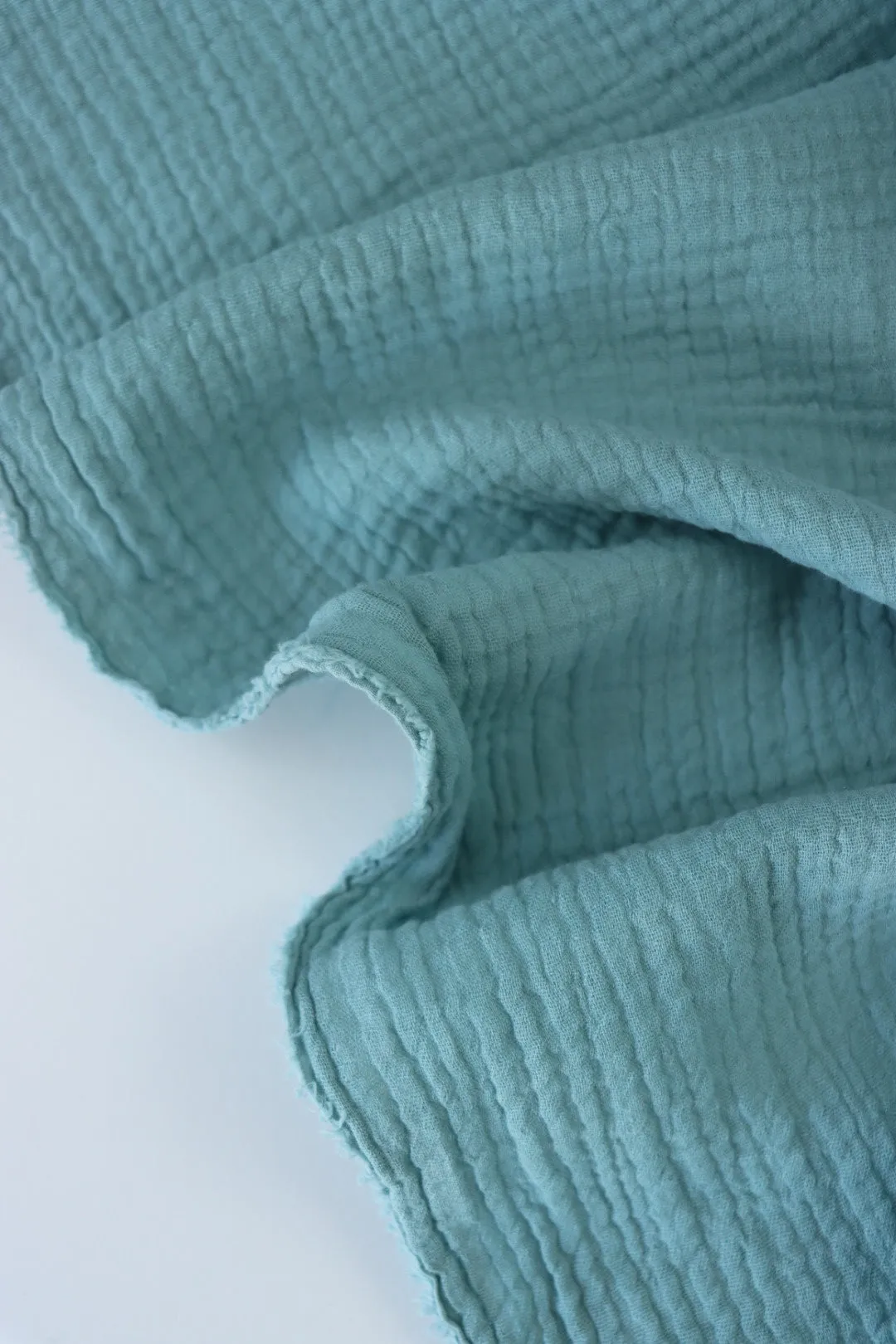 Seafoam Cotton Double Gauze