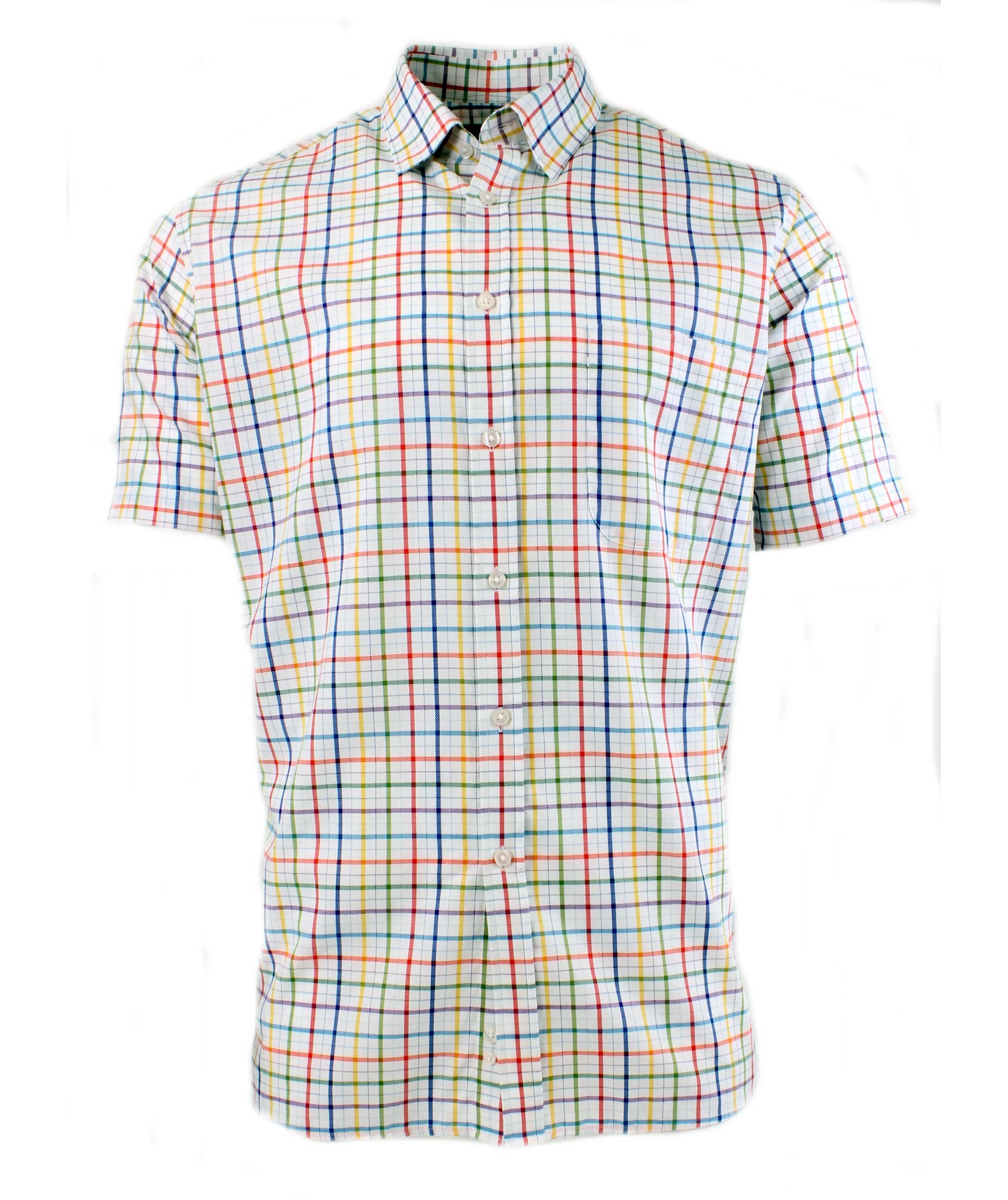 Short Sleeve Oxford Check Shirt