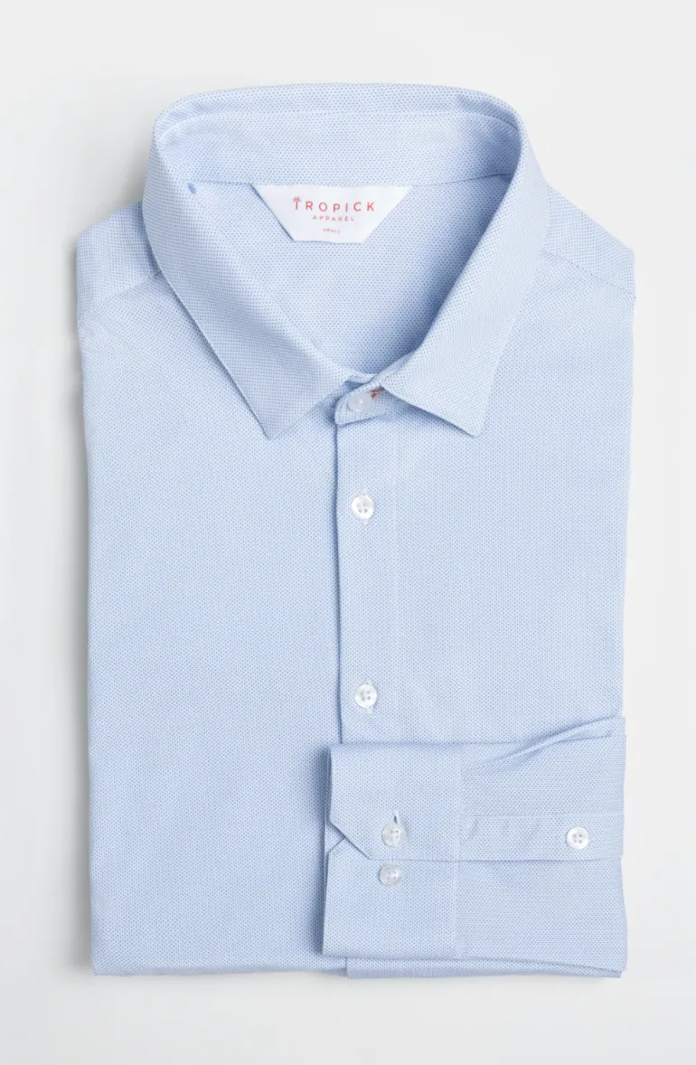 TAKE IT BREEZY SHIRT IN SKY BLUE