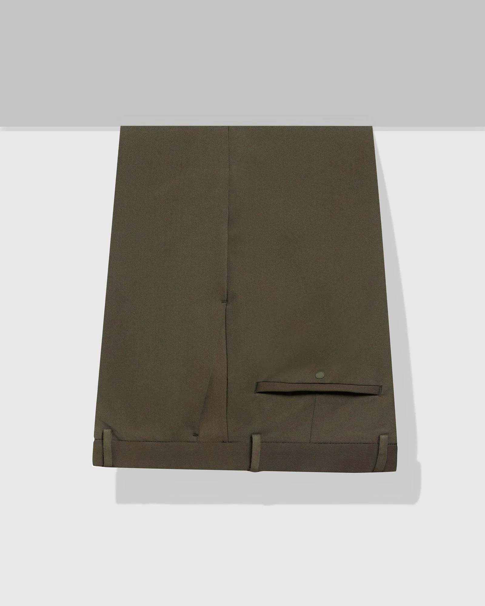 TechPro Slim Fit B-91 Formal Green Solid Trouser - Dean