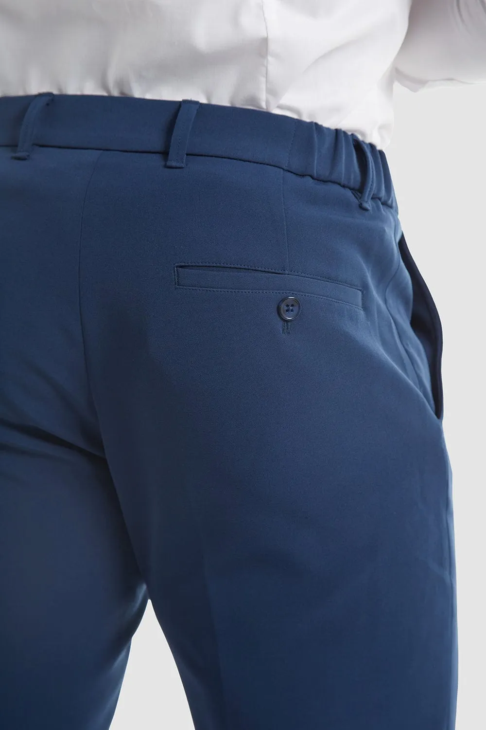 True Athletic Fit Tech Suit Pants In Navy