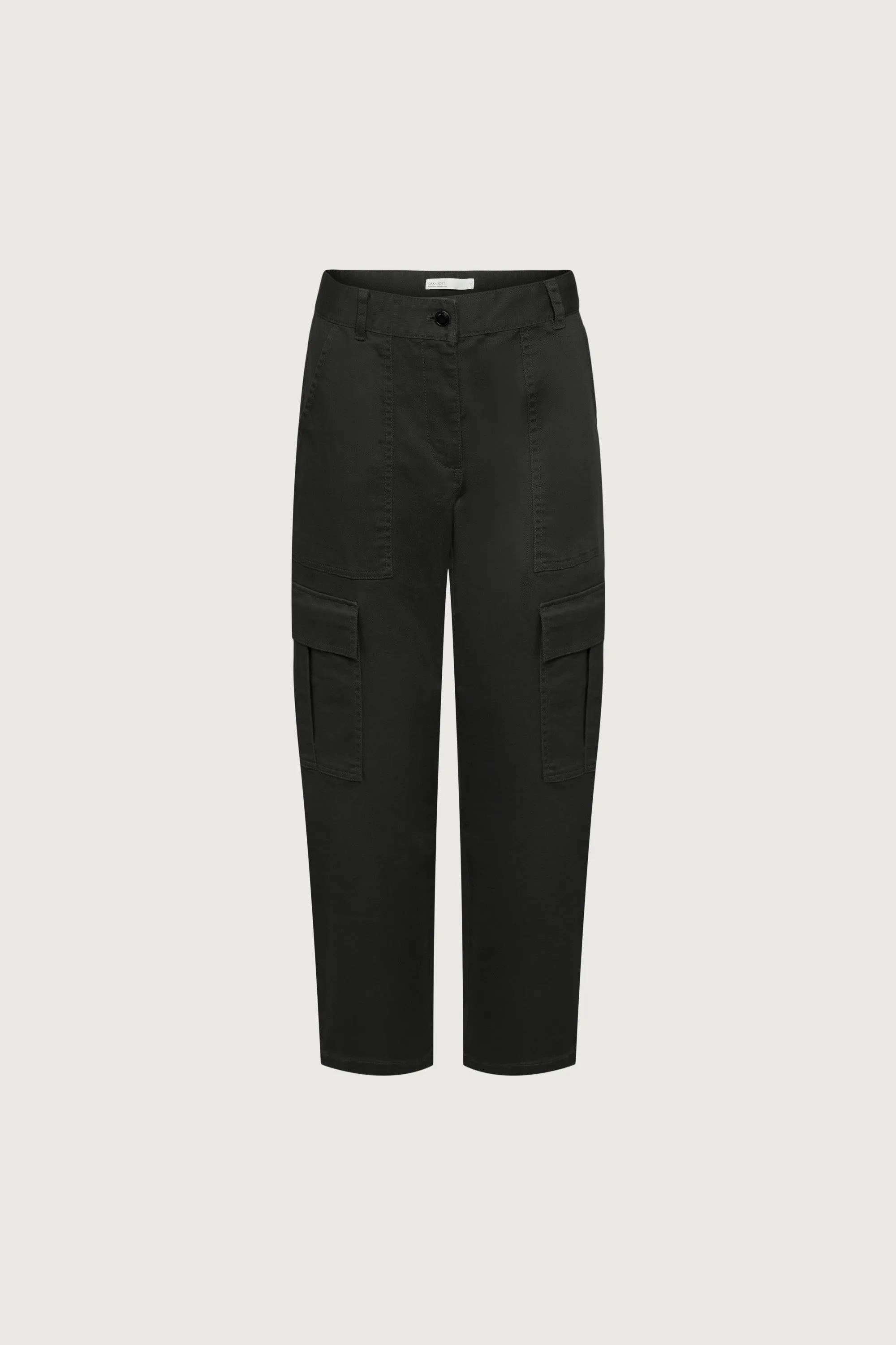 TWILL WIDE LEG CARGO PANT