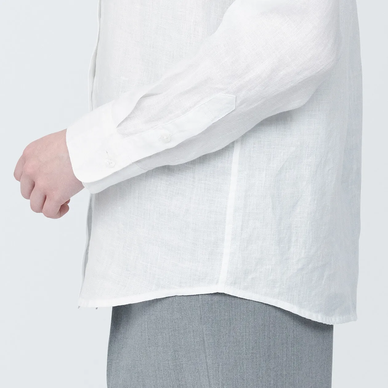 Washed Linen Long Sleeve Shirt