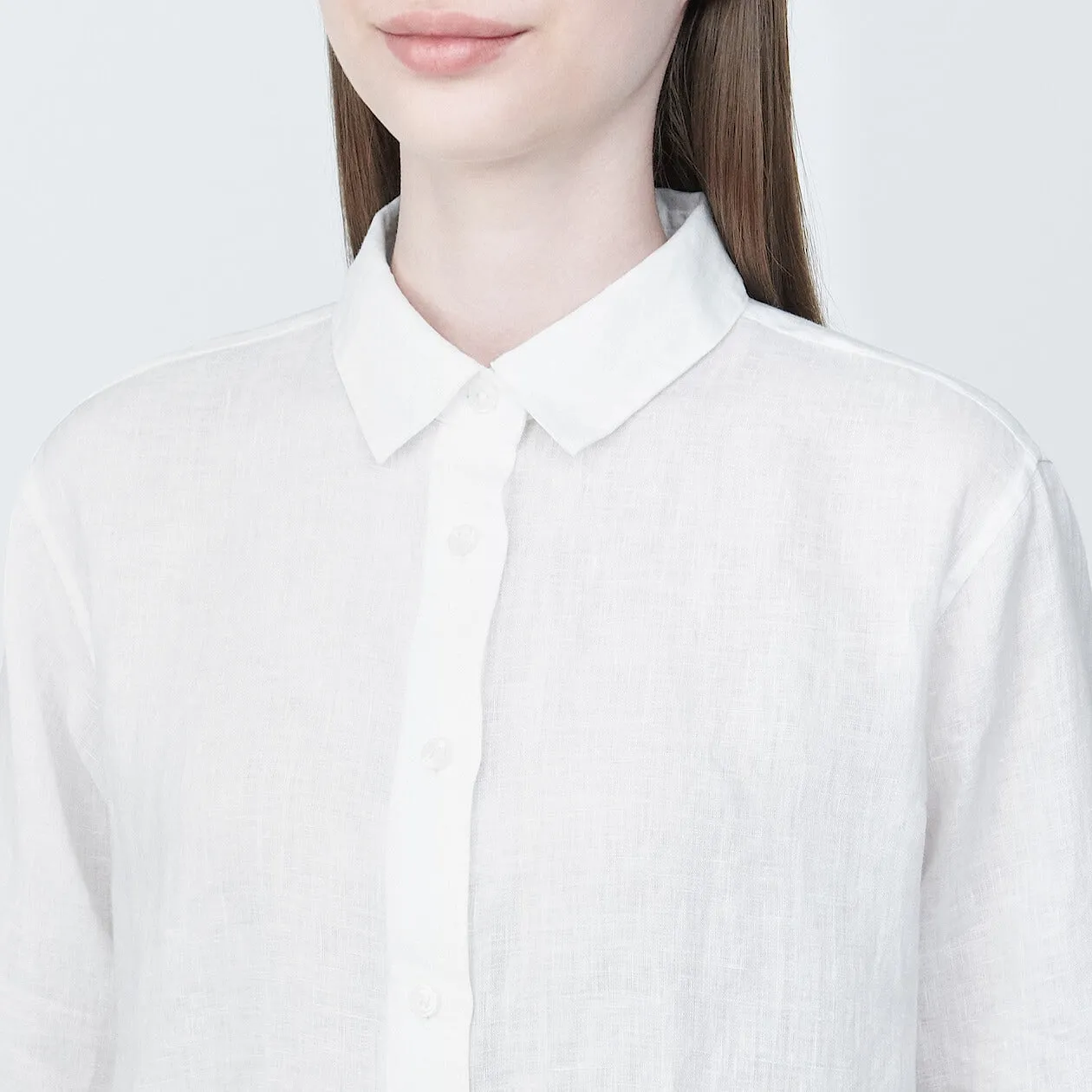 Washed Linen Long Sleeve Shirt