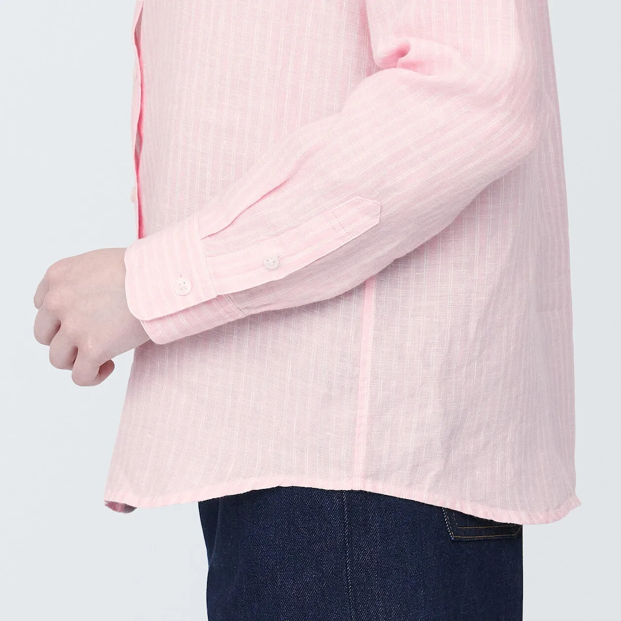 Washed Linen Long Sleeve Shirt