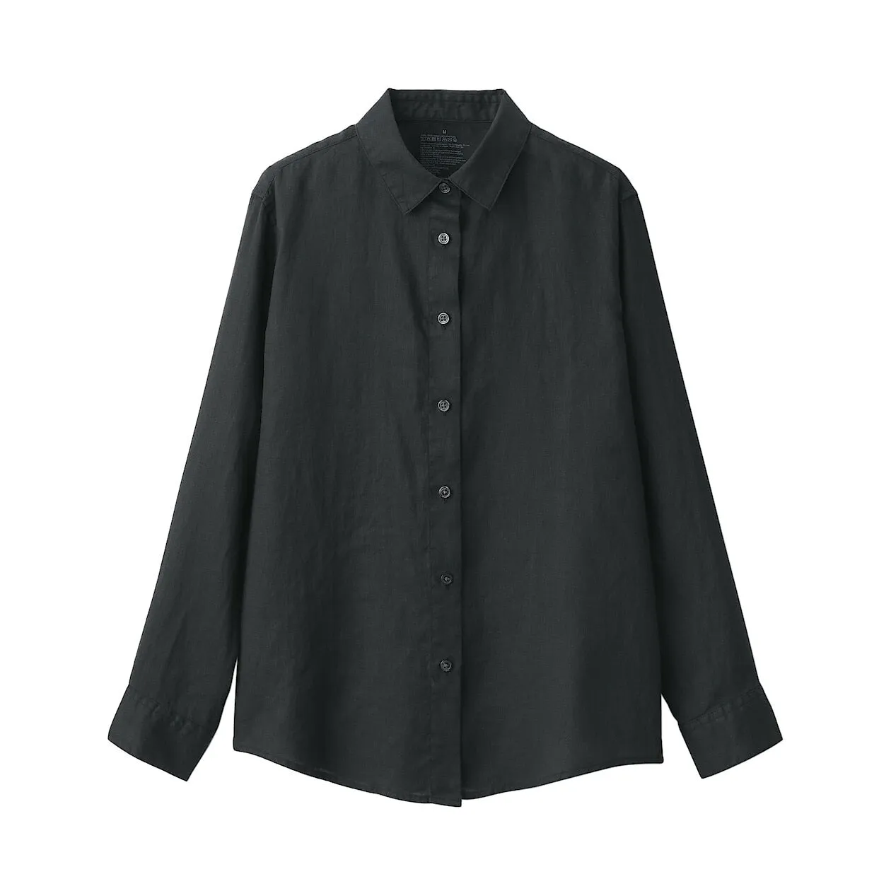 Washed Linen Long Sleeve Shirt