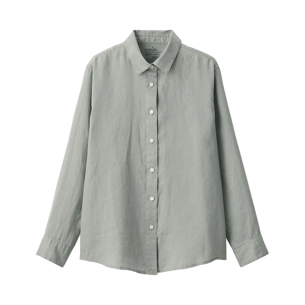 Washed Linen Long Sleeve Shirt