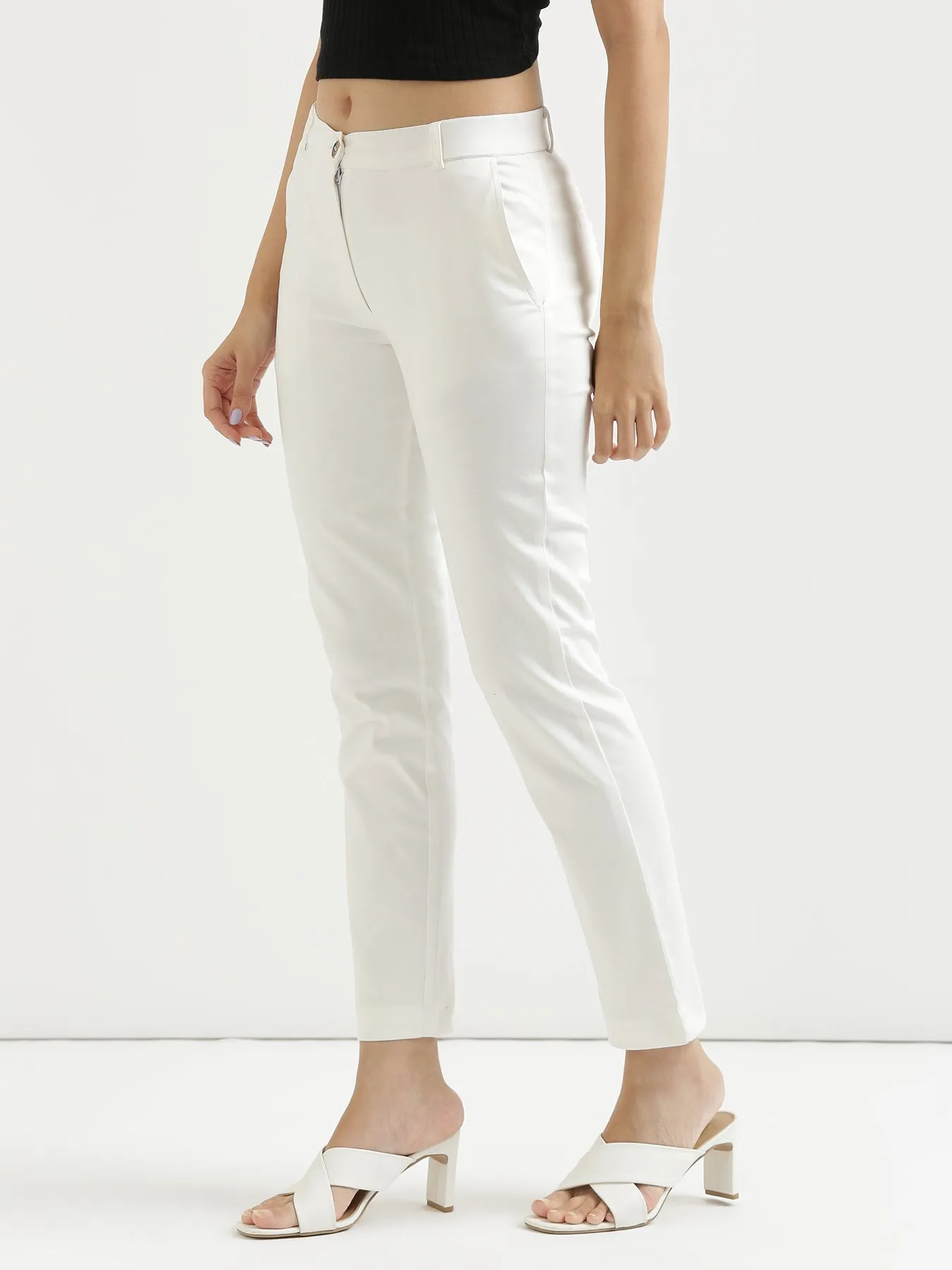 White Formal Pant