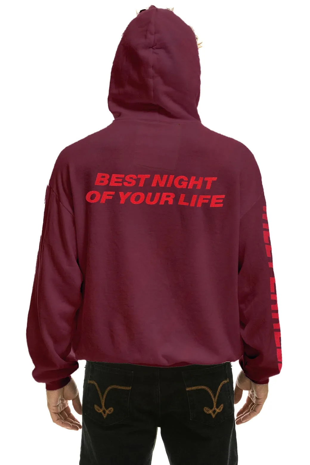 WILL FERRELL 2023 RELAXED PULLOVER HOODIE - PLUM