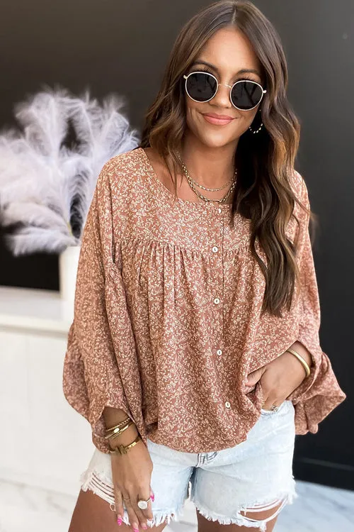 Win You Over Printed Long Sleeve Top - 2 Colors