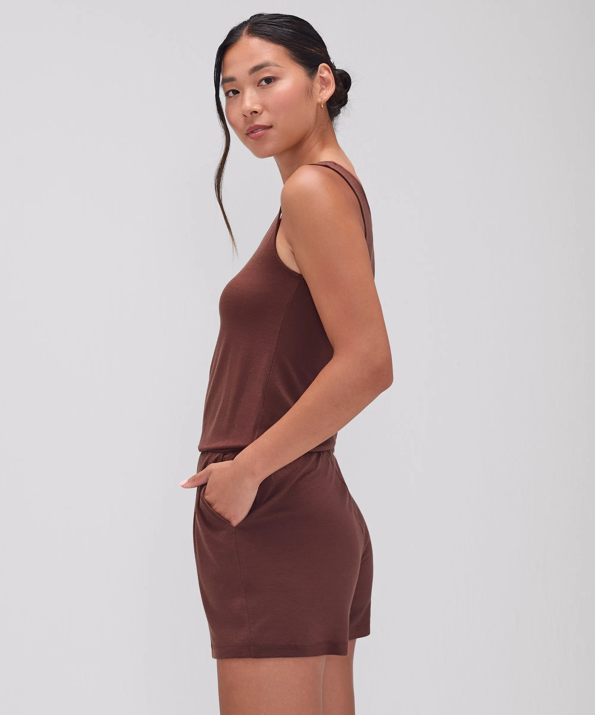 Women's Merino Travel Romper