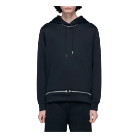 Zip Away Hoodie Black